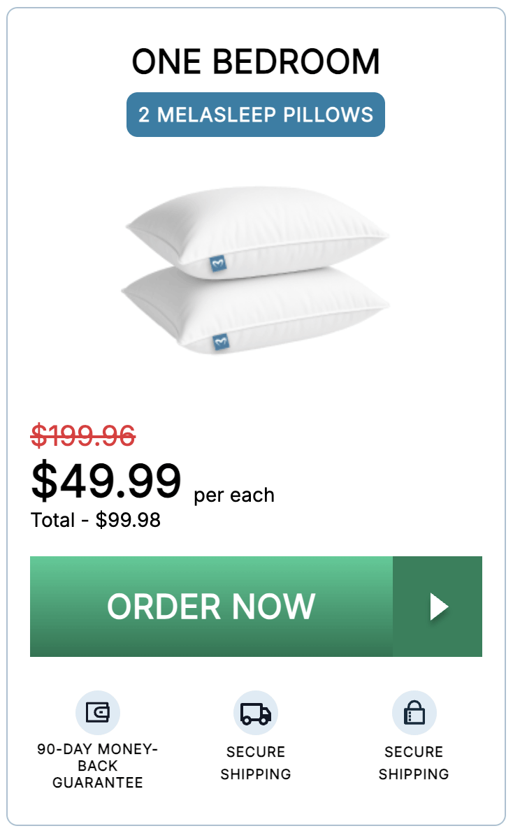Melasleep Pillow 1 pack